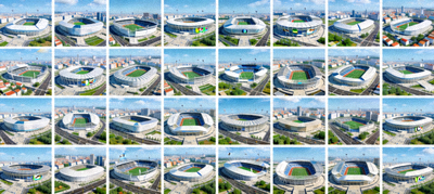 2026世界杯16个主办城市体育场馆鸟瞰图集